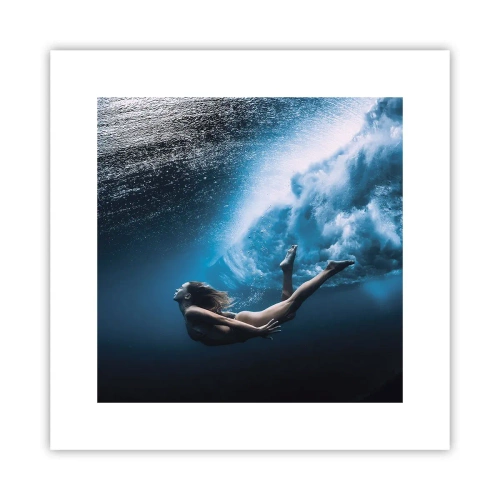 Affiche - Poster - Sirène moderne - 30x30 cm