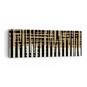 Impression sur toile - Image sur toile - Abstraction architecturale - 90x30 cm