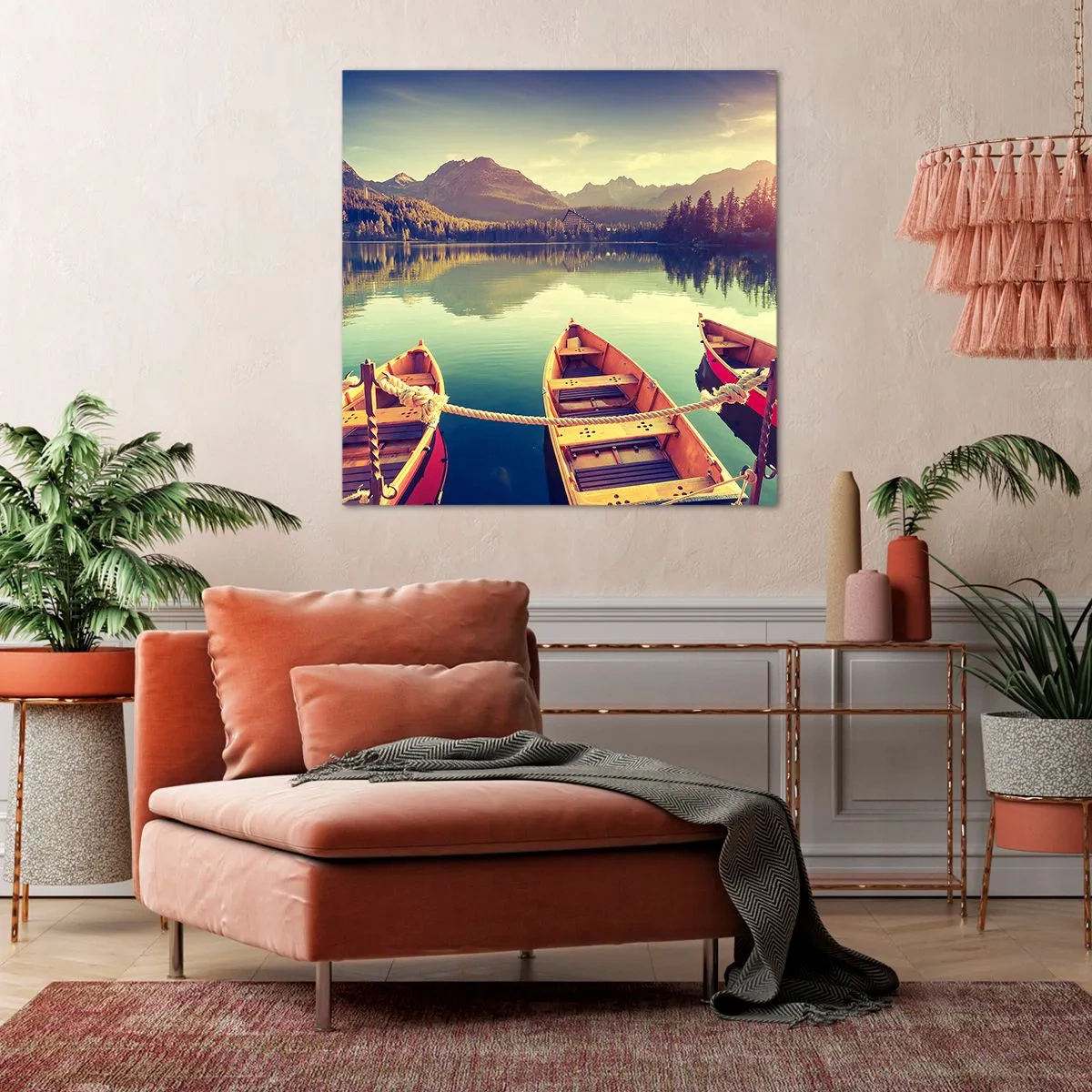 Impression sur toile - Image sur toile - Vivre selon ses règles - 50x50 cm