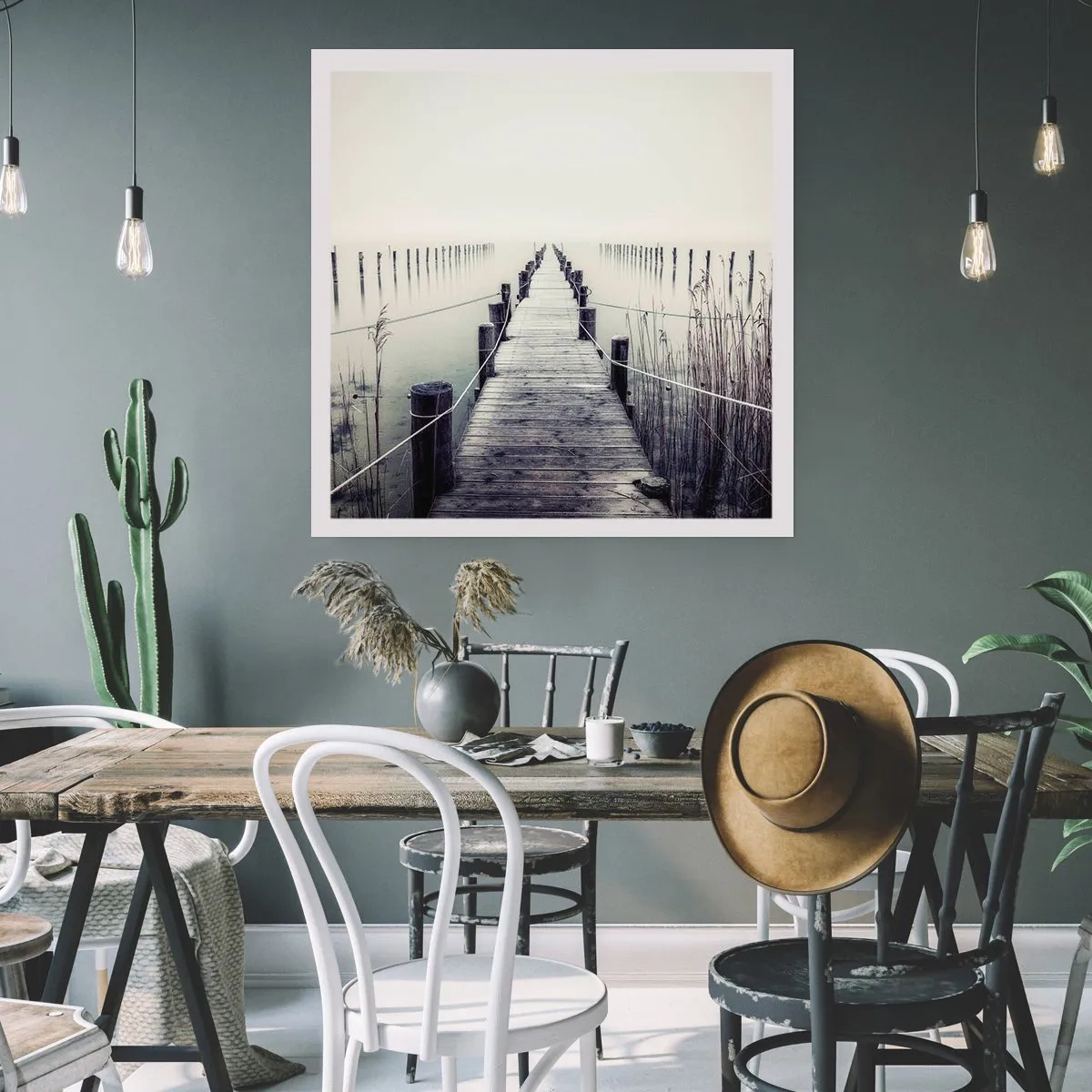 Affiche - Poster - Plongez dans la paix - 30x30 cm