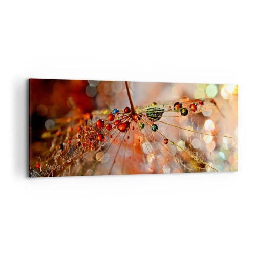 Impression sur toile - Image sur toile - Enfilé sur un fil d'araignée - 100x40 cm
