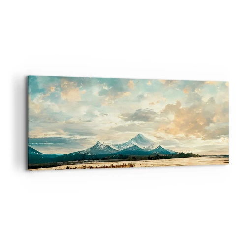 Impression sur toile - Image sur toile - Sous la protection du ciel - 100x40 cm