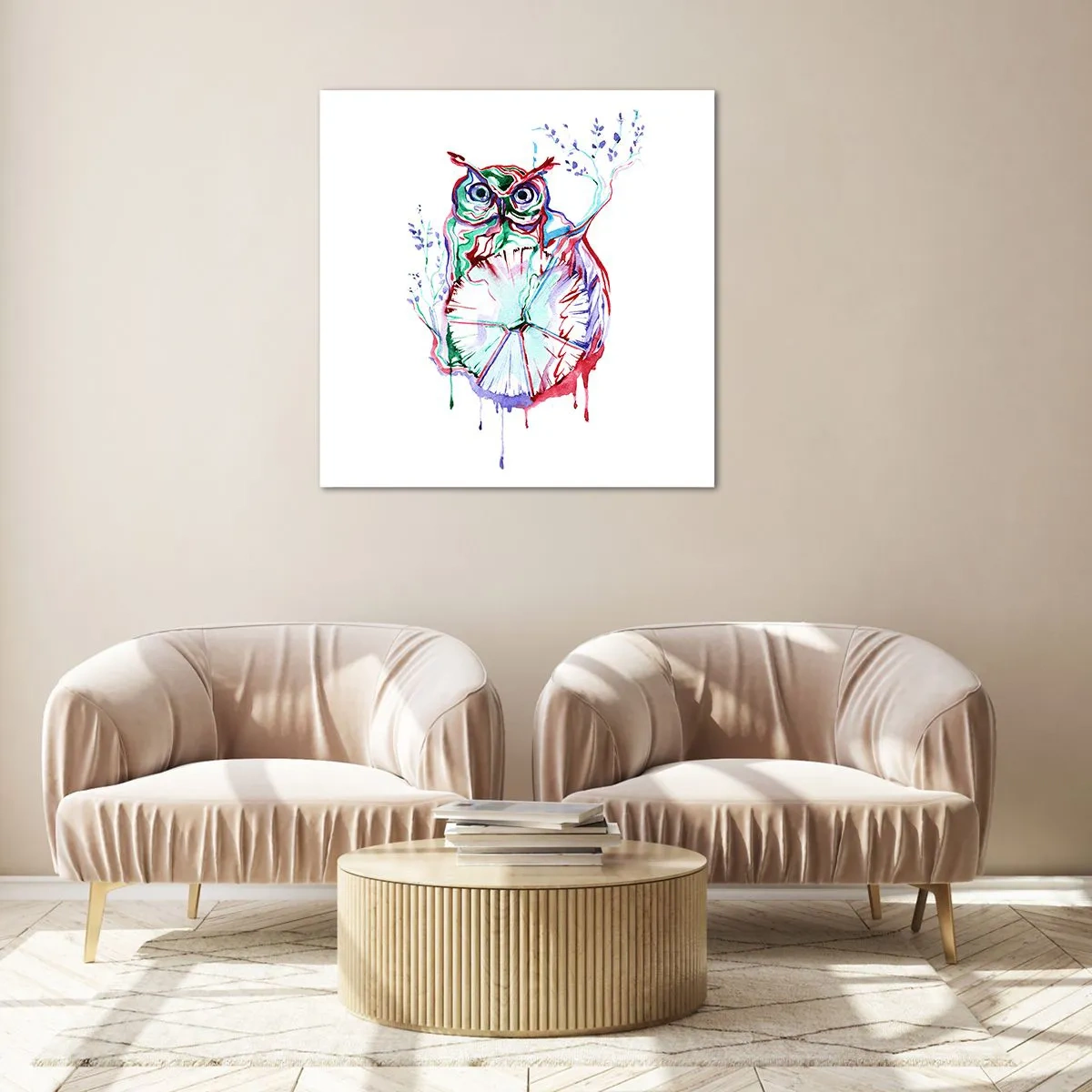 Impression sur verre - Image sur verre - Sage par nature - 70x70 cm