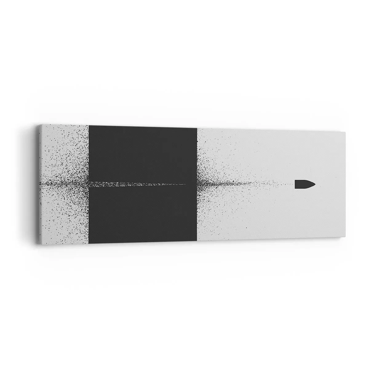 Impression sur toile - Image sur toile - Droit au but - 90x30 cm