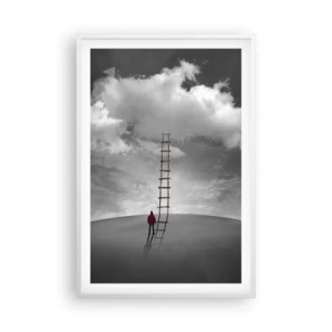 Affiche dans un cadre blanc - Poster - Tout est possible - 61x91 cm