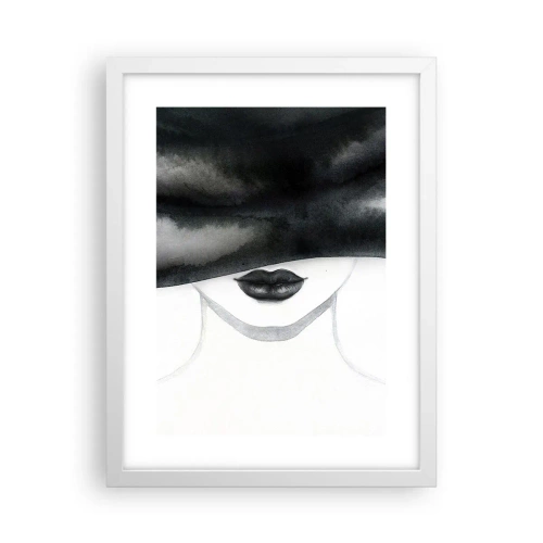 Affiche dans un cadre blanc - Poster - Un mystère sensuel - 30x40 cm
