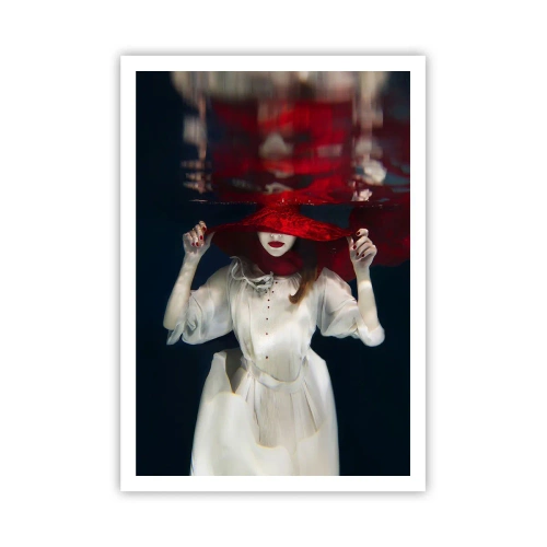 Affiche - Poster - Femme mystérieuse - 70x100 cm