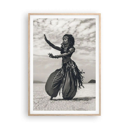 Affiche dans un chêne clair - Poster - Danse des îles du sud - 70x100 cm