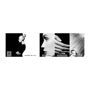 Échantillon de Papier Peint Autocollant Deluxe Sticker - Tout simplement une femme - Mode, Femme, Élégant - 100x30 cm