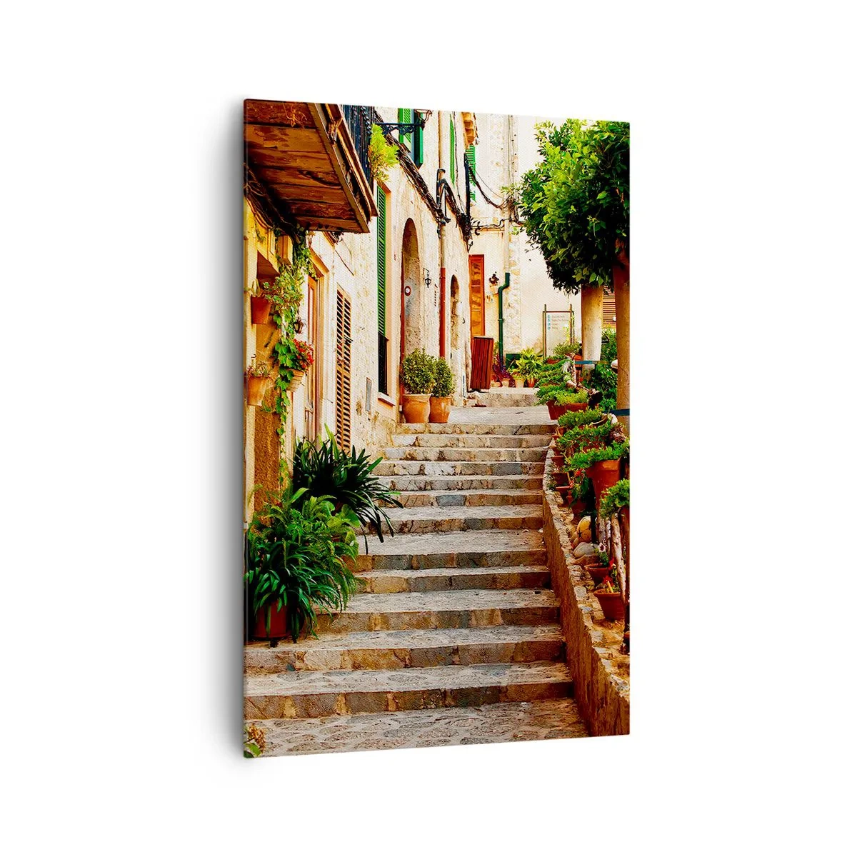 Impression sur toile - Image sur toile - Le charme des vacances espagnoles - 80x120 cm