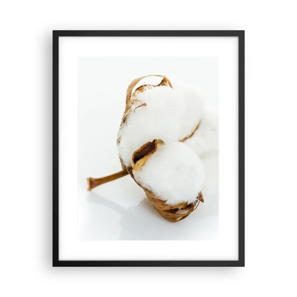 Affiche dans un cadre noir - Poster - Doux par nature - 40x50 cm