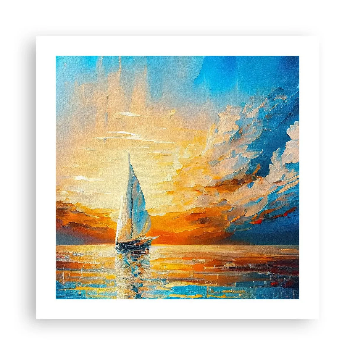 Affiche - Poster - Expédition en or - 50x50 cm