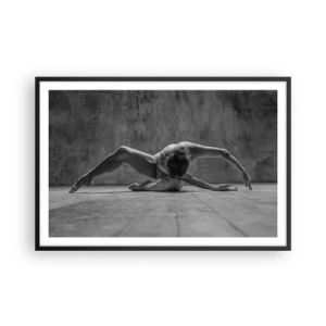 Affiche dans un cadre noir - Poster - Symétrie trouvée - 91x61 cm