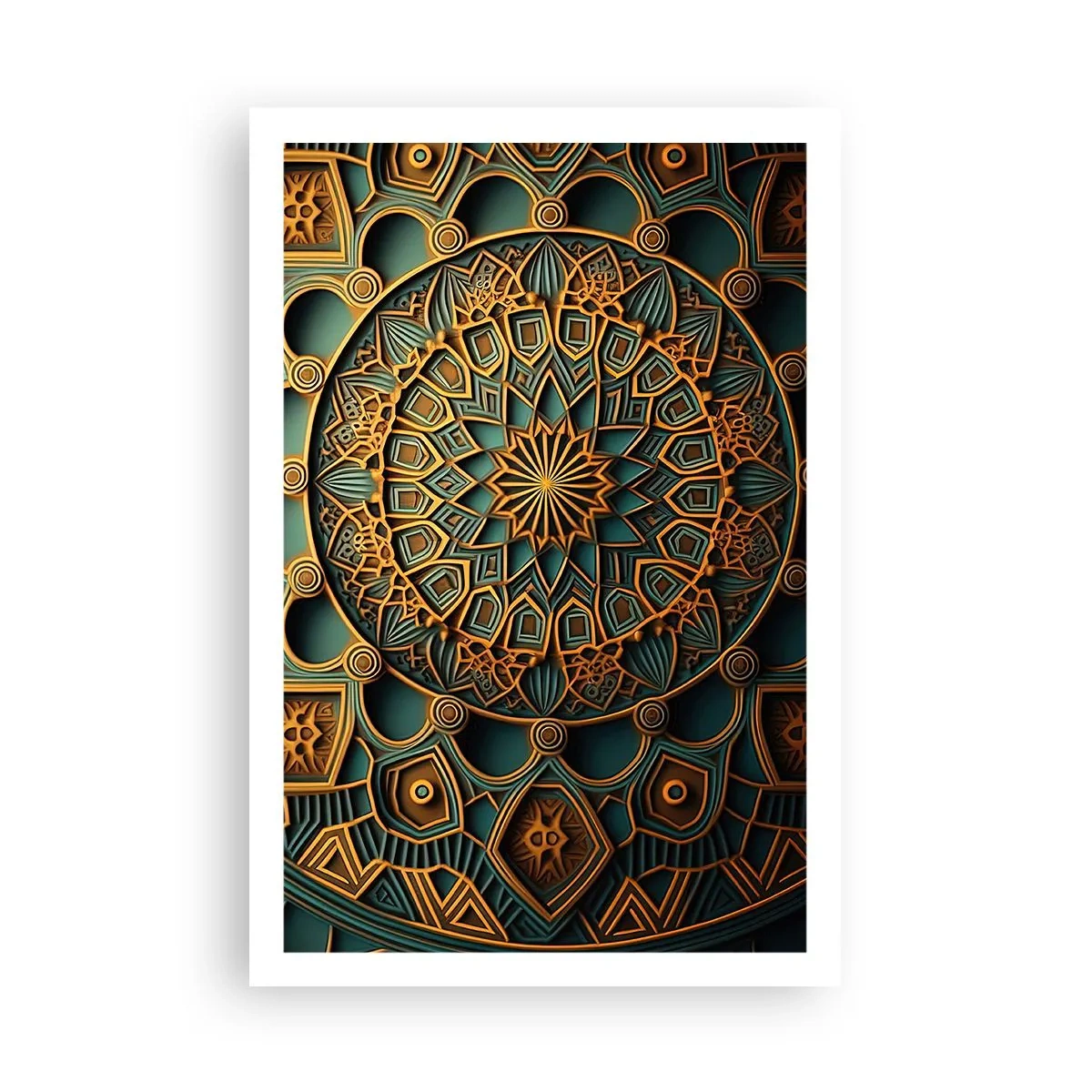 Affiche - Poster - Dans une ambiance arabe - 61x91 cm