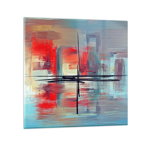 Impression sur verre - Image sur verre - Un paysage dans une dimension inconnue - 40x40 cm