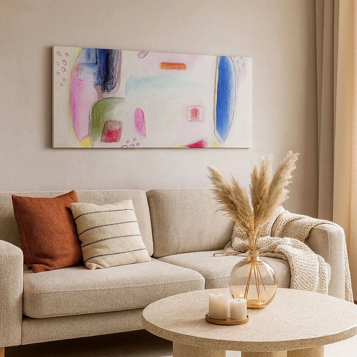 Impression sur toile - Image sur toile - Plus convexe que concave ou plat - 100x40 cm