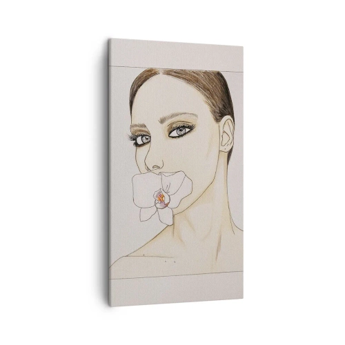 Impression sur toile - Image sur toile - Symbole de l'élégance et de la beauté - 45x80 cm