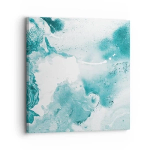 Impression sur toile - Image sur toile - Marécage bleu - 30x30 cm