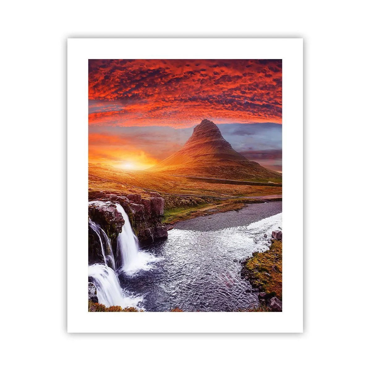 Affiche - Poster - Vue de la terre du milieu - 40x50 cm