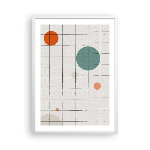 Affiche dans un cadre blanc - Poster - Piégé. Nous ou eux ? - 50x70 cm