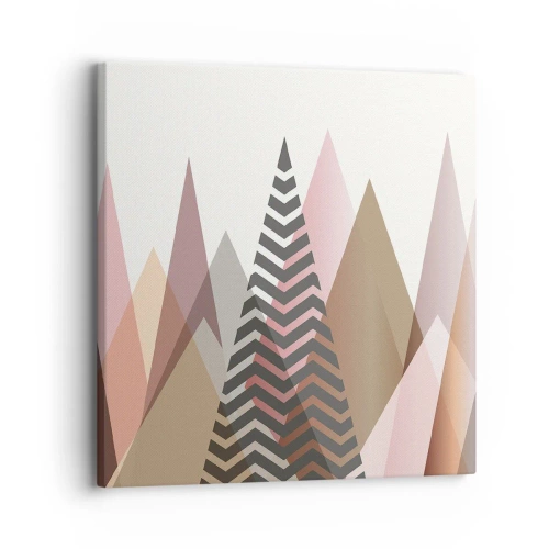 Impression sur toile - Image sur toile - Vue pyramidale - 30x30 cm