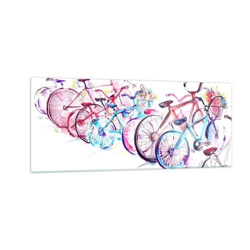 Impression sur verre - Image sur verre - Congrès du club Antymoto - 100x40 cm