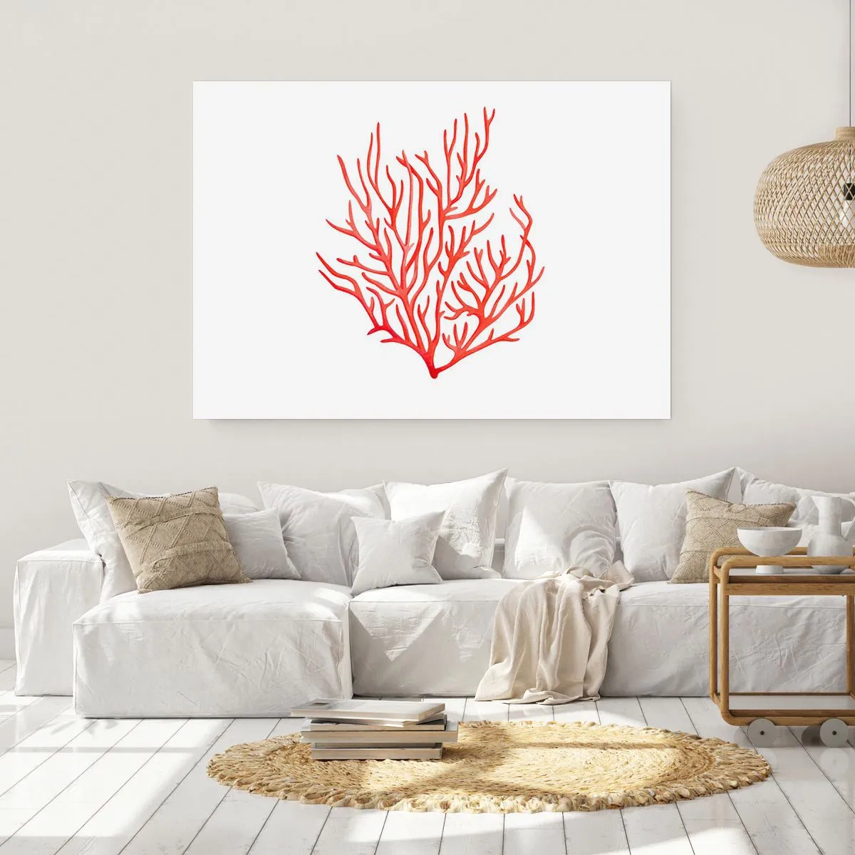 Affiche - Poster - Filigrane de corail - 40x30 cm