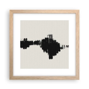 Affiche dans un chêne clair - Poster - Vibrations de l'imagination - 30x30 cm