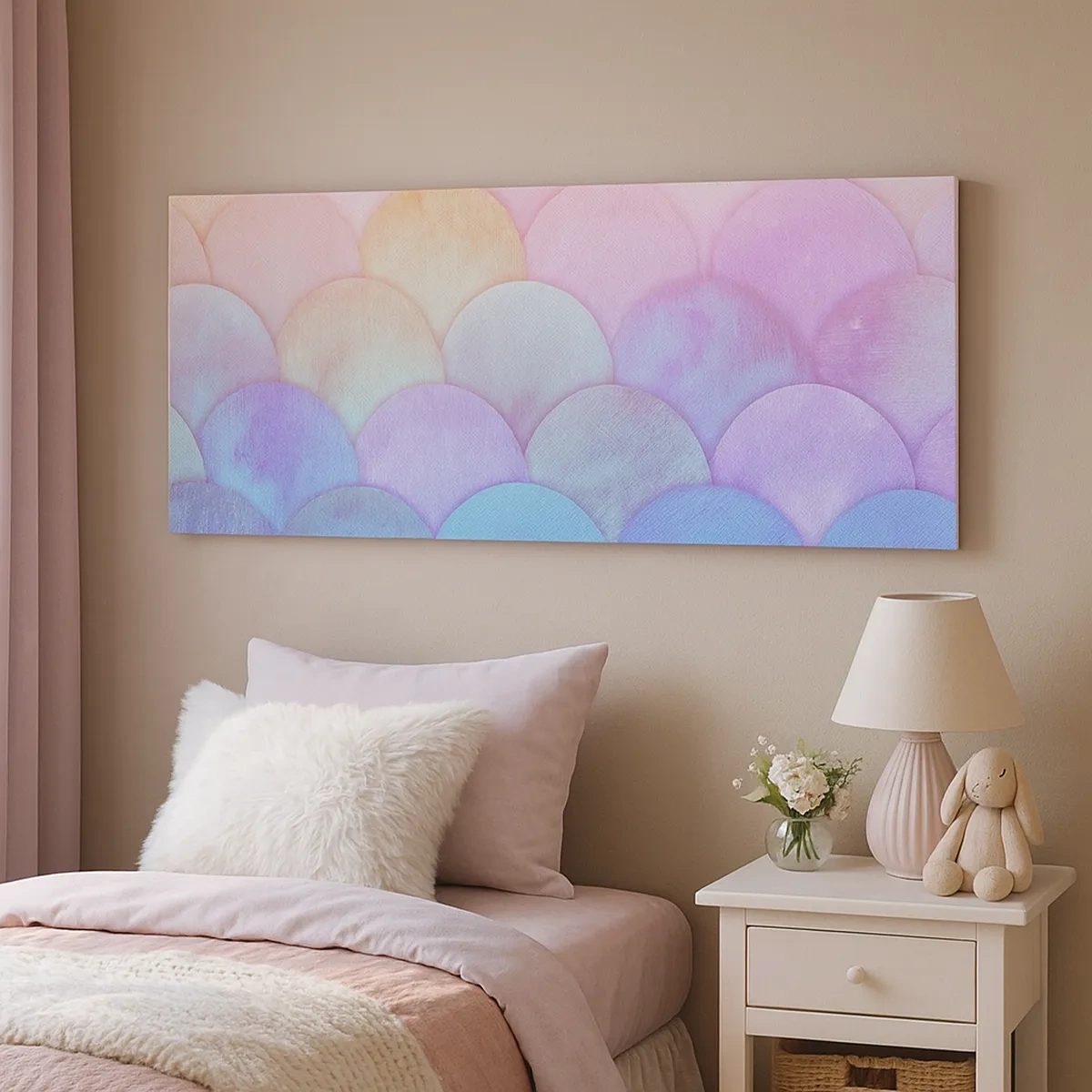 Impression sur toile - Image sur toile - Écailles de perles - 30x30 cm