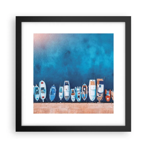 Affiche dans un cadre noir - Poster - En une seule fois - 30x30 cm