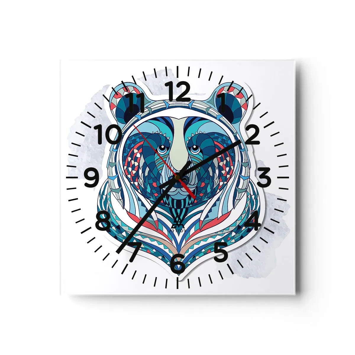 Horloge murale - Pendule murale - Vive le Groenland ! - 30x30 cm
