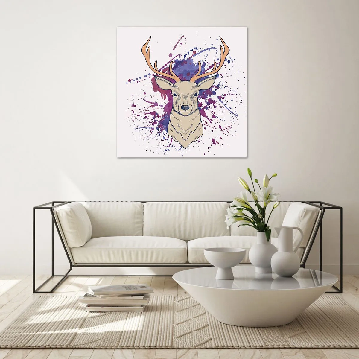 Impression sur verre - Image sur verre - Courage et équilibre - 30x30 cm