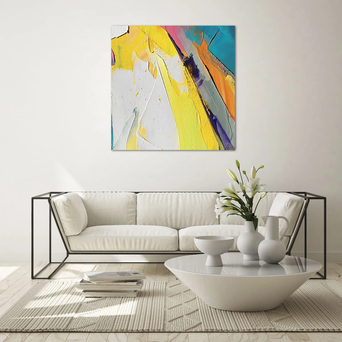 Impression sur verre - Image sur verre - Anatomie du monde - 50x50 cm