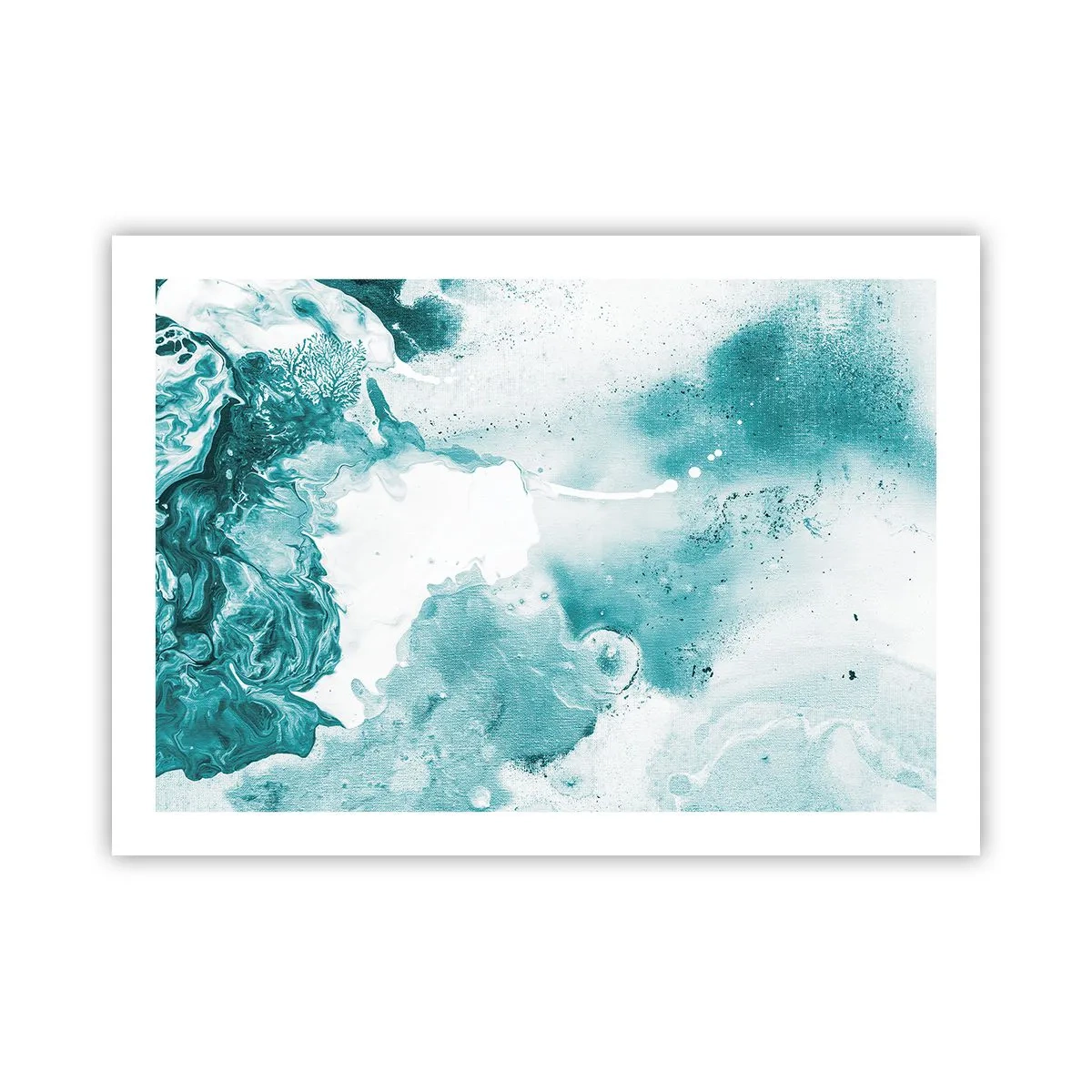 Affiche - Poster - Marécage bleu - 70x50 cm