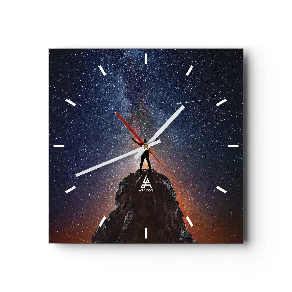 Horloge murale - Pendule murale - Le force est avec moi! - 40x40 cm