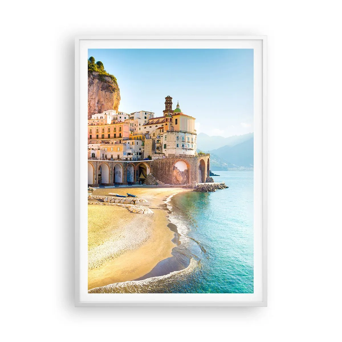 Affiche dans un cadre blanc - Poster - La ville est incroyable - 70x100 cm