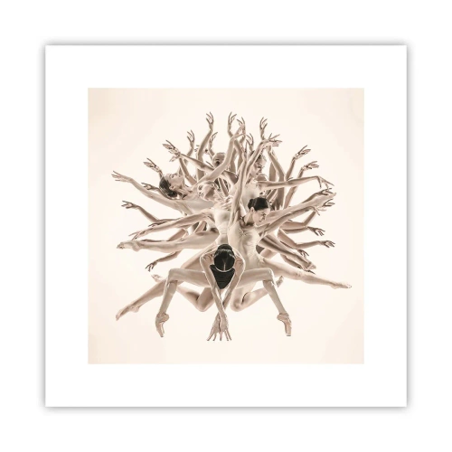Affiche - Poster - S'épanouir en danse - 30x30 cm