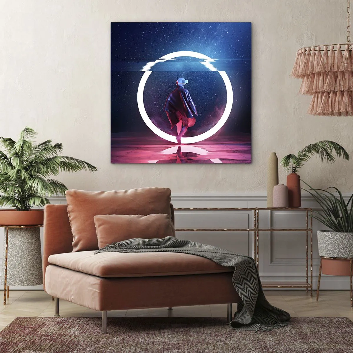 Impression sur toile - Image sur toile - Entre deux mondes - 70x70 cm