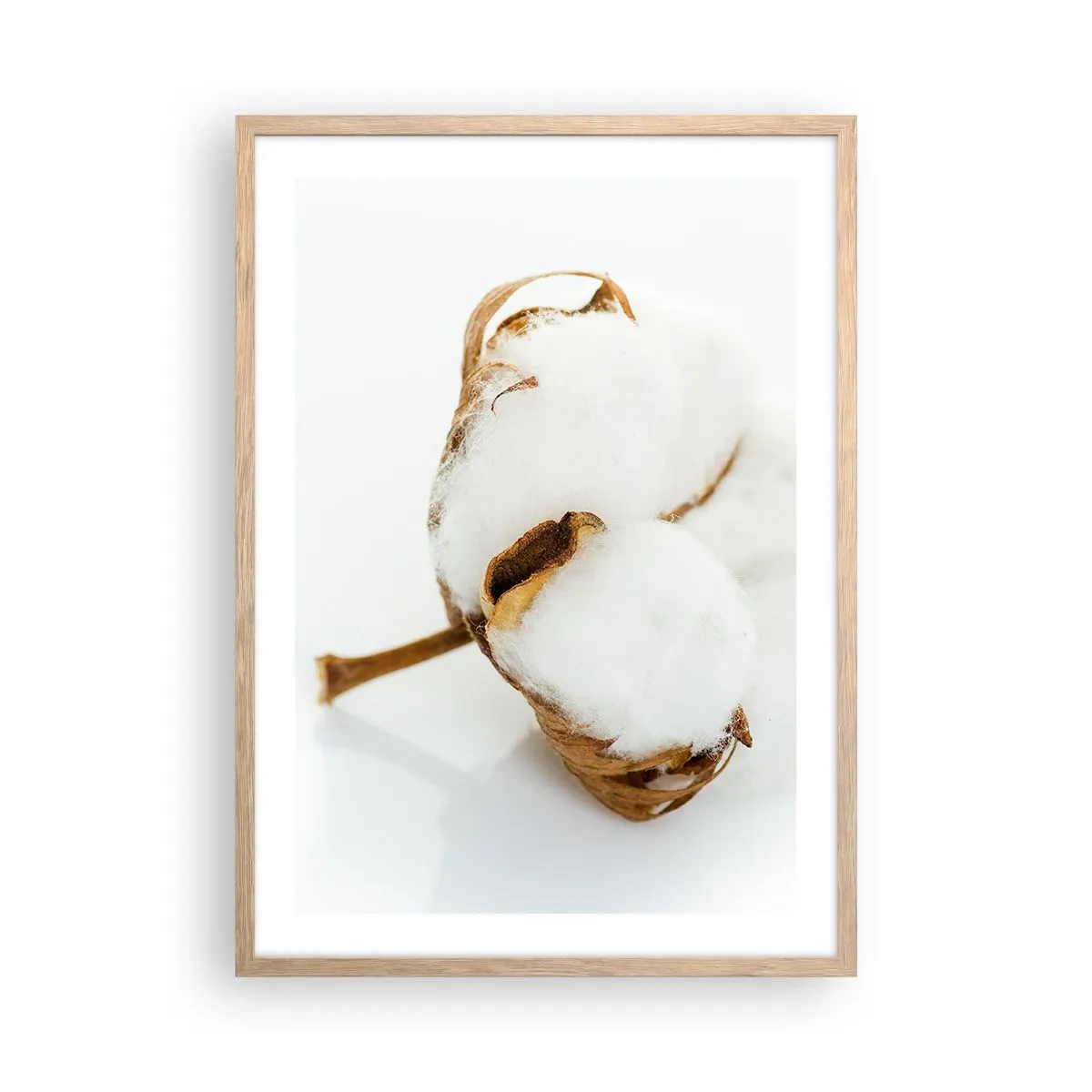 Affiche dans un chêne clair - Poster - Doux par nature - 50x70 cm