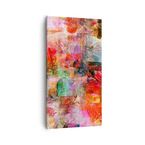 Impression sur toile - Image sur toile - Un voyage à travers les roses - 55x100 cm