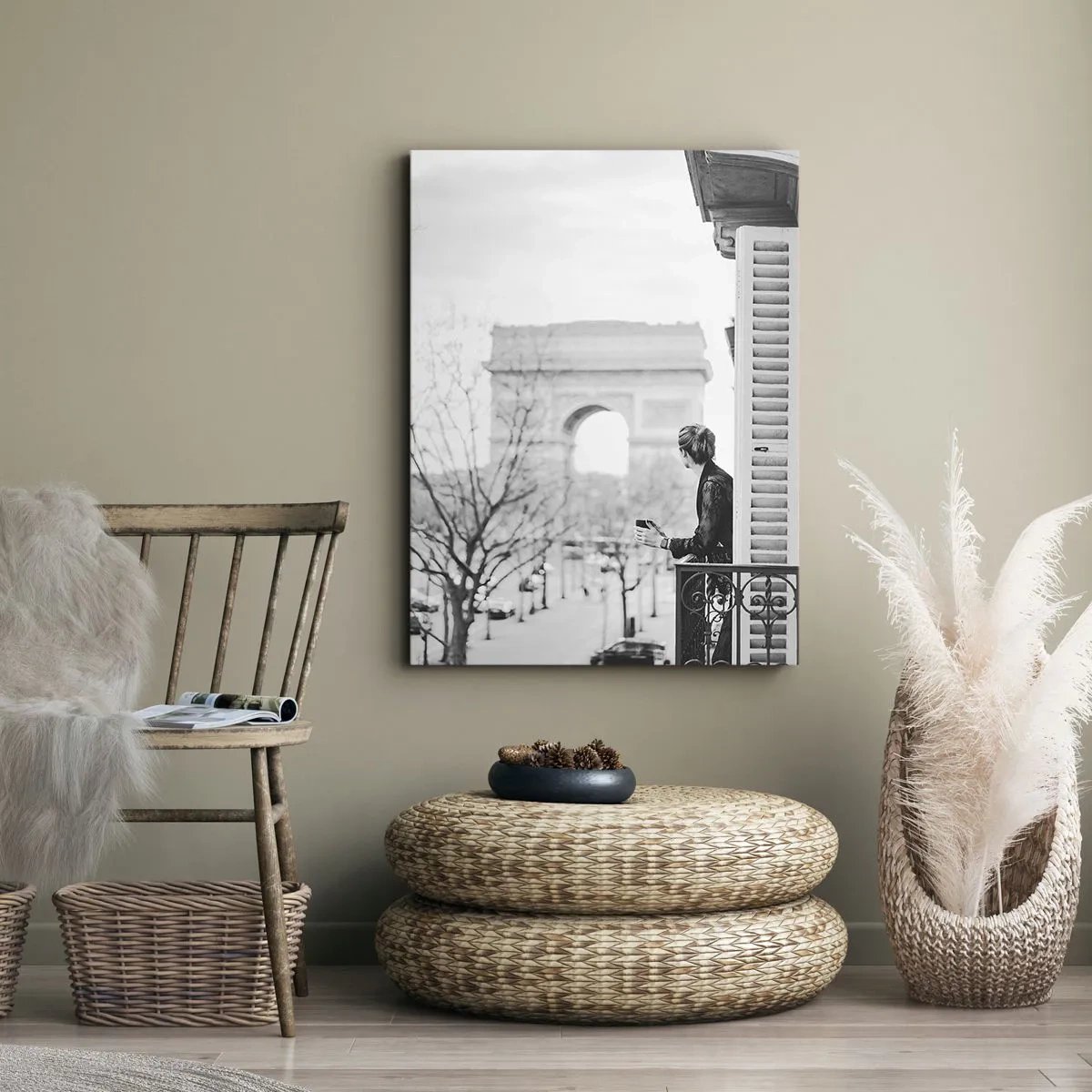 Impression sur toile - Image sur toile - Chambre avec vue - 80x120 cm