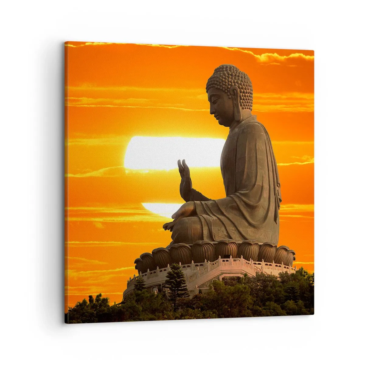 Impression sur toile - Image sur toile - Aucune peur du monde - 50x50 cm