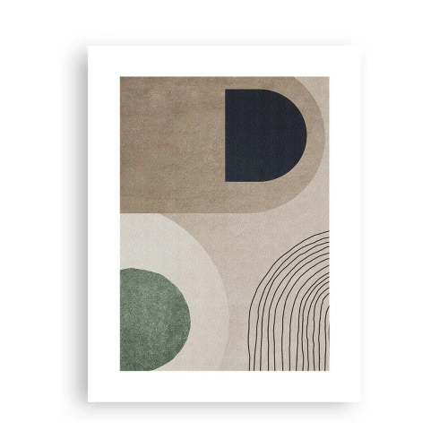 Affiche - Poster - La douceur de l'ovale - 30x40 cm
