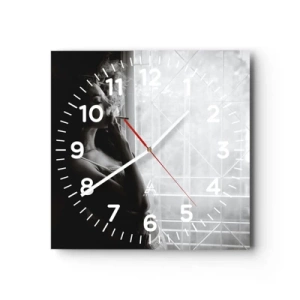 Horloge murale - Pendule murale - Vous sentez-vous libre ? - 30x30 cm