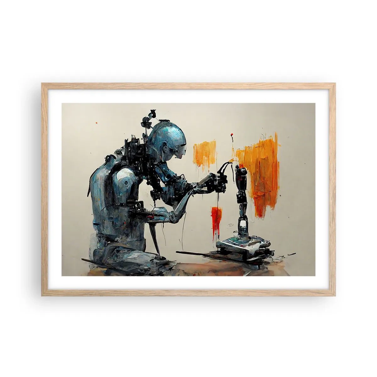 Affiche dans un chêne clair - Poster - Déjà demain… - 70x50 cm