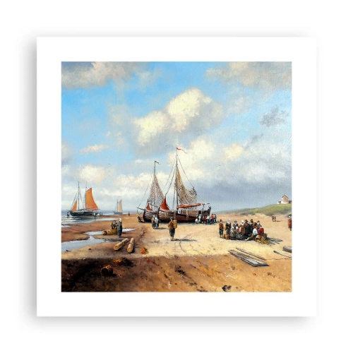 Affiche - Poster - Après une capture réussie - 40x40 cm