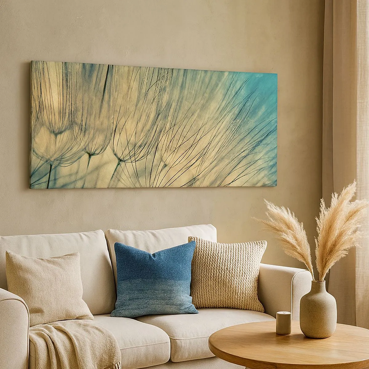 Impression sur toile - Image sur toile - En attente du vent - 100x40 cm