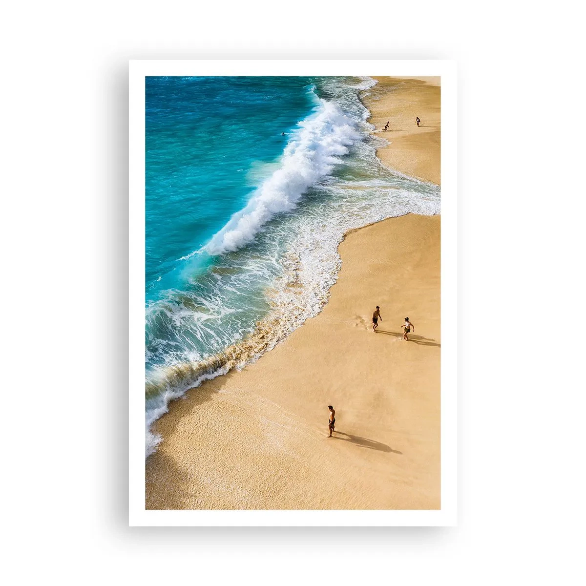 Affiche - Poster - Et ensuite le soleil, la plage… - 70x100 cm