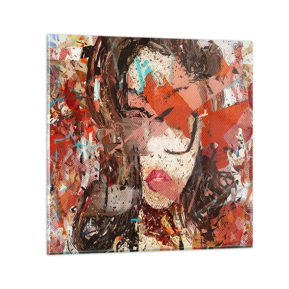 Impression sur verre - Image sur verre - Personne ne sait ce que tu es vraiment - 30x30 cm