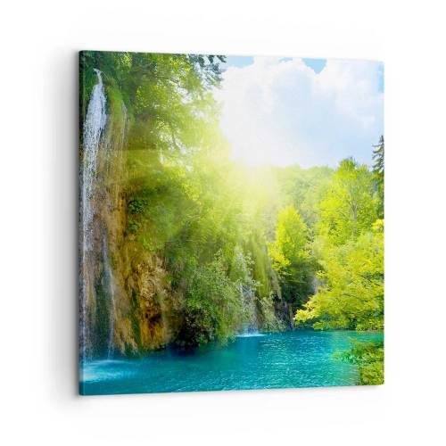 Impression sur toile - Image sur toile - Ce doit être le paradis ici - 60x60 cm